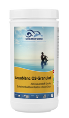 Безхлорний дезінфікуючий засіб Aquablanc O2 Sauerstoffgranulat (гранулят), 3 кг, заснований на дії активного кисню, Chemoform