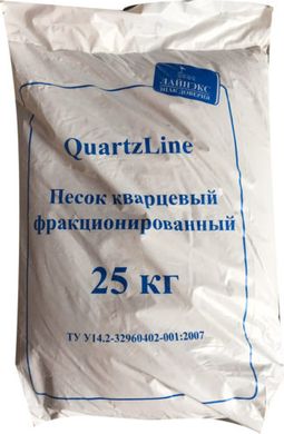 Фільтраційний пісок QuartzLine, фракція 0,4-0,8 мм, 25 кг, Linex
