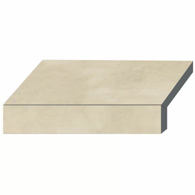 Бортовая Г-образная плитка Aquaviva Patio Beige, 600x345x50(20) мм