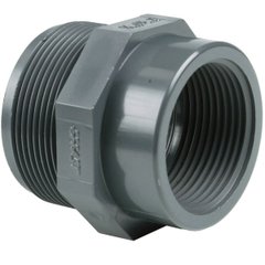 Переходник резьбовой ПВХ Effast RERRIE063D, d2"x1"