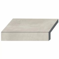 Бортовая Г-образная плитка Aquaviva Patio Soft Grey, 600x345x50(20) мм