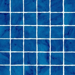 Пленка ПВХ SUPRA мозаика Азур/AZUR MOSAIC 165 cm, цвет 2062/1, Elbtal Plastic