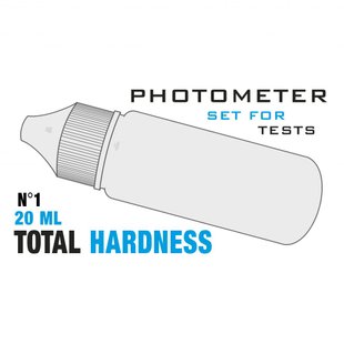 Рідина Water-I.D. PL Total Hardness 1 (Загальна жорсткість 0 - 500 мг/л) 20 мл/уп PoolLab