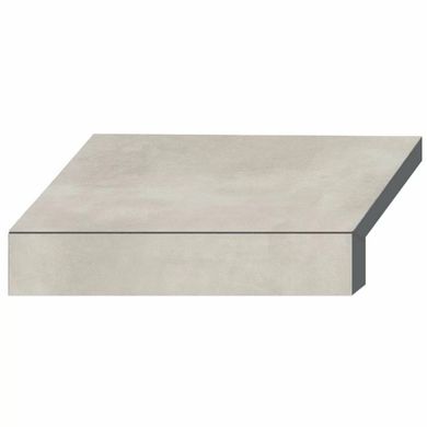 Бортова Г-подібна плитка Aquaviva Patio Soft Grey, 600x345x50(20) мм