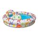 Детский надувной бассейн с кругом и мячом, Intex 59460
