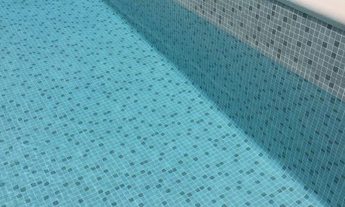 Пленка ПВХ SUPRA мозаика синяя / Mosaic blue 165 cm, цвет 1123/01, Elbtal Plastic