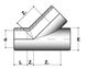 Трійник 45° TY40 ПВХ з клейовим з'єднанням (25 мм)
