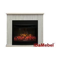 Каминокомплект IDaMebel Vera серый дуб Electrolux 2720