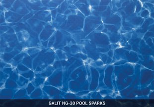 Мембрана синий мрамор Pool Sparks Galit, 1.65м с лаковым покрытием, армированная OgenFlex 327073444001