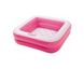 Надувний дитячий басейн "Пісочниця" рожевий Intex 57100