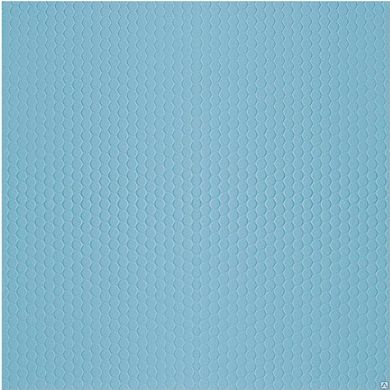 Плитка База соты 24.5x24.5х0.9 см (голубая) SPORT