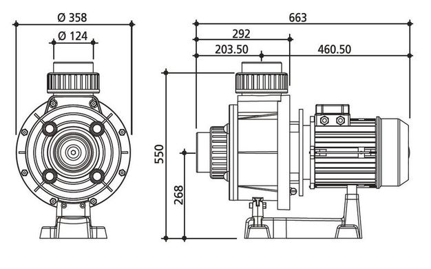 Насос FLOODER JET 300, 47 м3/г 220В, 10.4А, 2.29кВт, без префільтру, 2850 об/хв