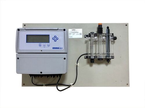 Измерительно-регулирующая станция Kontrol 800 pH / FChlor Pot – потенциостатическое измерение хлора, возможно исполнение для соленой воды, без датчика хлора, без насосов.