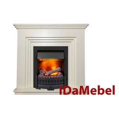 Каминокомплект IDaMebel Gloria Белый Danville Black