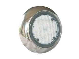 Прожектор AISI 316 125мм накладной mini Clicker 36LED, 6Вт, 12В нержавеющий