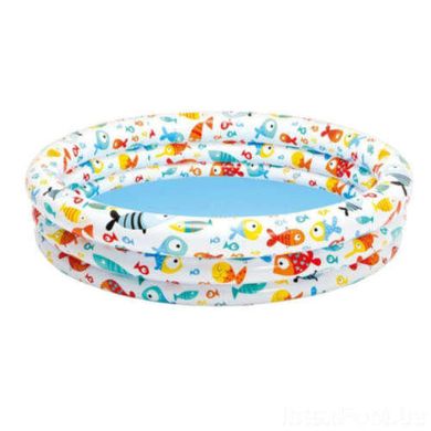 Детский надувной бассейн Intex 59431 круглый, 3 кольца