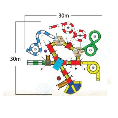 Комплекс водних гірок Arihant WAPS 10А (30.0х30.0 м)
