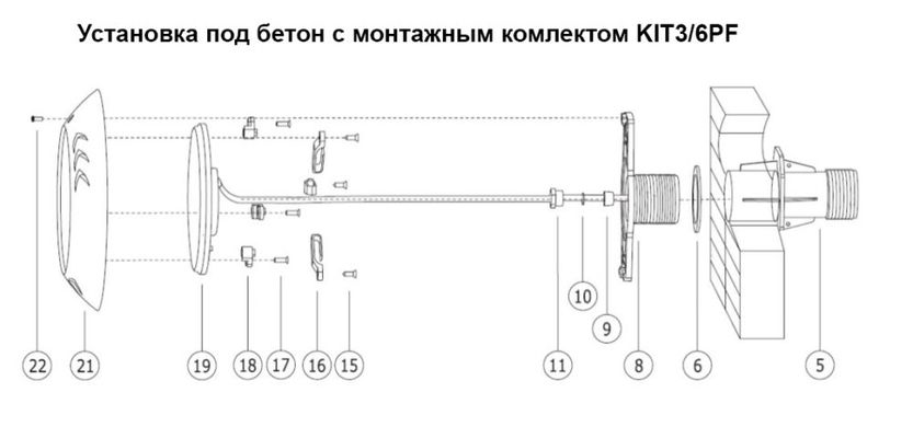 LED прожектор White, пластик, 36ВТ, 546 led Linex