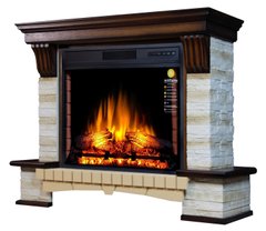 Каминокомплект ArtiFlame STONE MONTEBELLO AF28S ДУБ АНТИК (СО ЗВУКОМ)