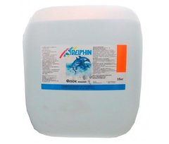 Жидкий флокулянт Delphin 35 кг против мутности и для осветления воды бассейна