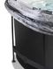 Басейн з куполом EXIT чорний "шкіра" 360х122 см (пісочний фільтр)