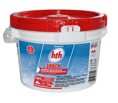 Хлор шок hth 5кг, в порошке 75-78%, SHOCK powder, не стабилизированный хлор, США