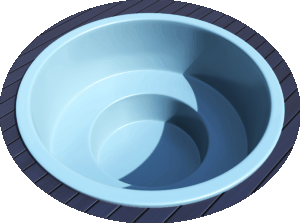 Купель діаметр 2 M, глибина 1 M