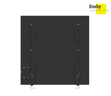 Керамічний обігрівач Emby CHT-500 чорний з терморегулятором на 10 кв. м