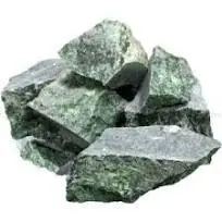 Камень Нефрит колотый (5-12 см) для бани и сауны, ведро 10 кг