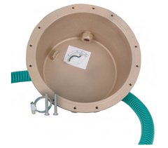 Закладная для прожектора Fitstar, светодиодных прожекторов Ø-270 мм (4 цвета/28 диодов; 4 цвета/16 диодов), бронза