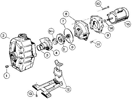 Насос Hayward SuperSpa 35 м3/ч. 380В, 2,2 кВт