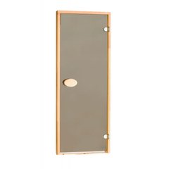 Дверь для сауны стандартная, бронза 64*177 см