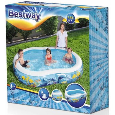 Детский надувной бассейн Bestway 54118 (262x157x46 см)