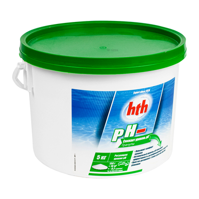 рН мінус hth 5кг (Франція), порошок pH MOINS MICRO-BILLES