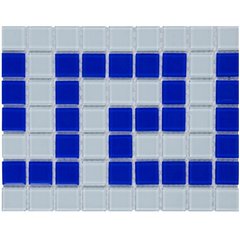 Фриз греческий Aquaviva Cristall W/B бело-синий