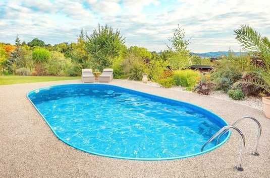 Басейн збірний овальний IBIZA POOL 5 х 11 х 1,5 метра стаціонарний
