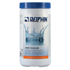 Бесхлорная дезинфекция воды в бассейне Delphin 3000, гранулы 1 кг