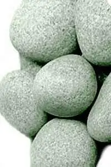 Камень Жадеит обвалованный (5-12 см) для бани и сауны, мешок 25 кг