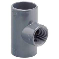 Тройник переходной 90° ПВХ Hidroten 1002230, BP, d25 мм, 1/2"