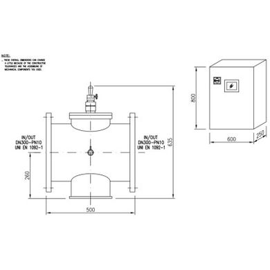 Ультрафиолетовая установка Sita UV SMP 70 TCXLPR (500 м3/ч, DN300, 2х3.85 кВт)