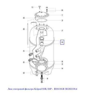 Люк смотровой фильтра Kripsol SSB