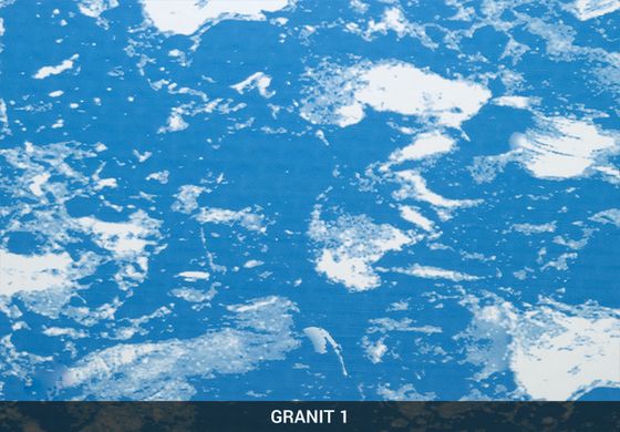 Армована мембрана OgenFlex, Granit NG 1 Light Blue, 1,65 з лаковим покриттям