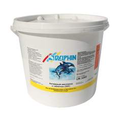 Активный кислород в таблетках Delphin (20г) 5 кг для бесхлорной дезинфекции бассейна