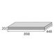 Плитка для тераси Aquaviva Montagna Light Gray, 448x898x20 мм