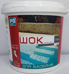PG-31.1 Шок в табл. 7г, 1 кг 70% (Италия) не стабилизированный (гипохлорит кальция)