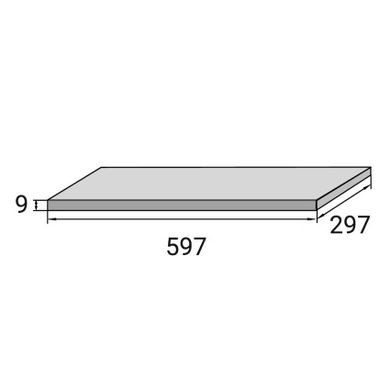 Плитка для бассейна Aquaviva Granito Gray, 298x598x9.2 мм