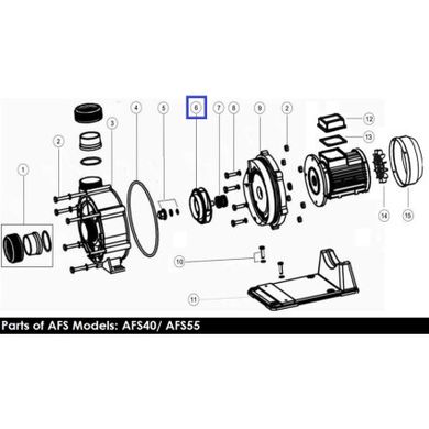 Крильчатка насоса Emaux AFS55 (1271050)