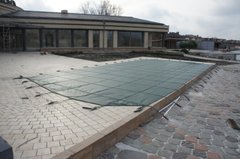 Накриття для бетонного басейну