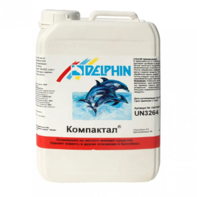 Средство для удаления минеральных отложений Delphin Компактал 3 л жидкий